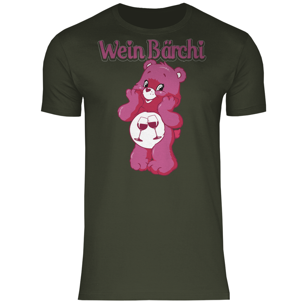 Wein Bärchi - Glücksbärchi - Herren Shirt