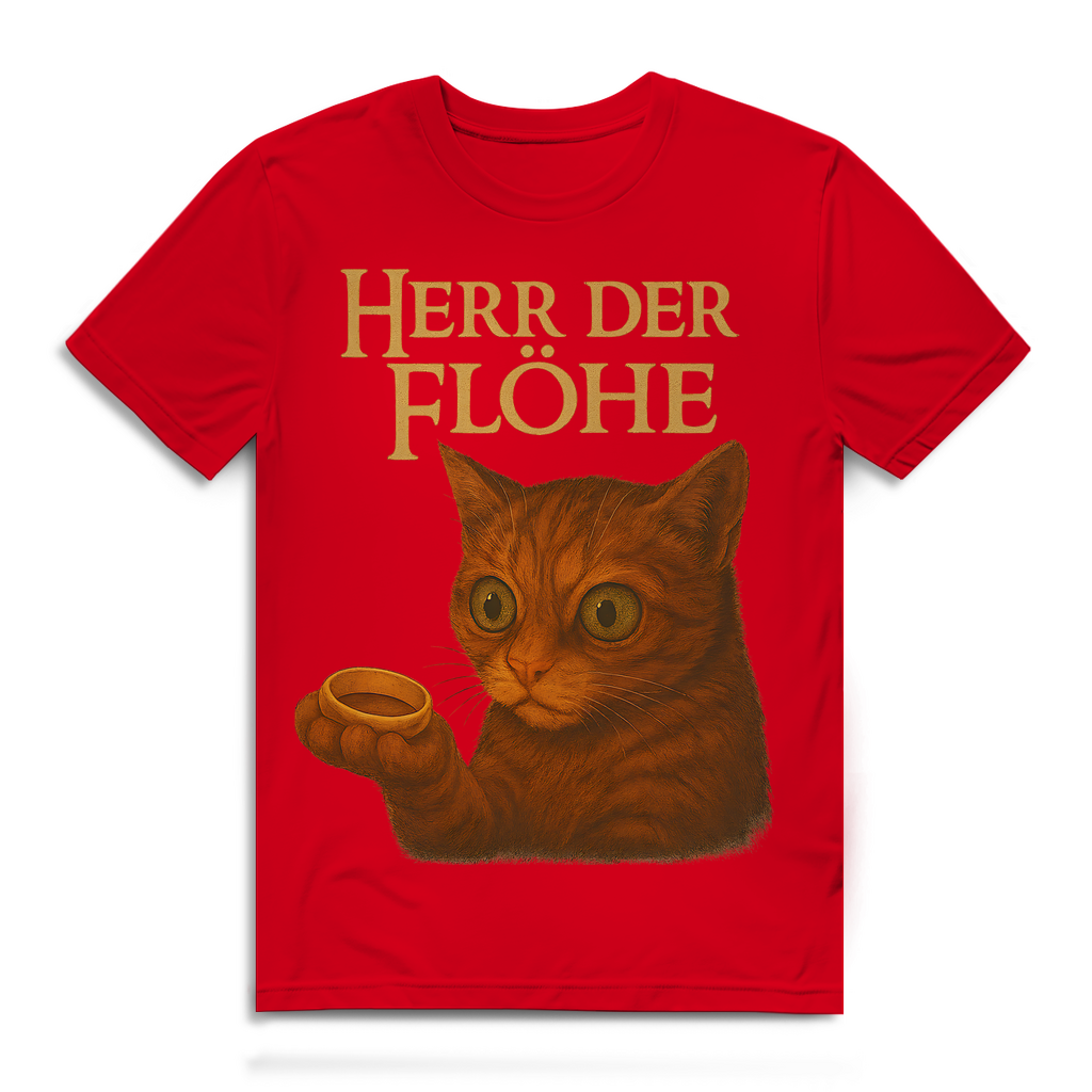 Herr der Flöhe - Herren Premium Bio T-Shirt Red