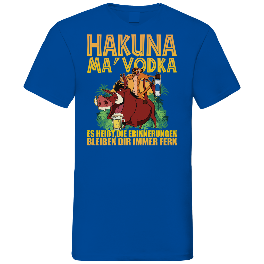 Hakuna Ma Vodka Timon und Pumbaa - Herren V-Neck Shirt