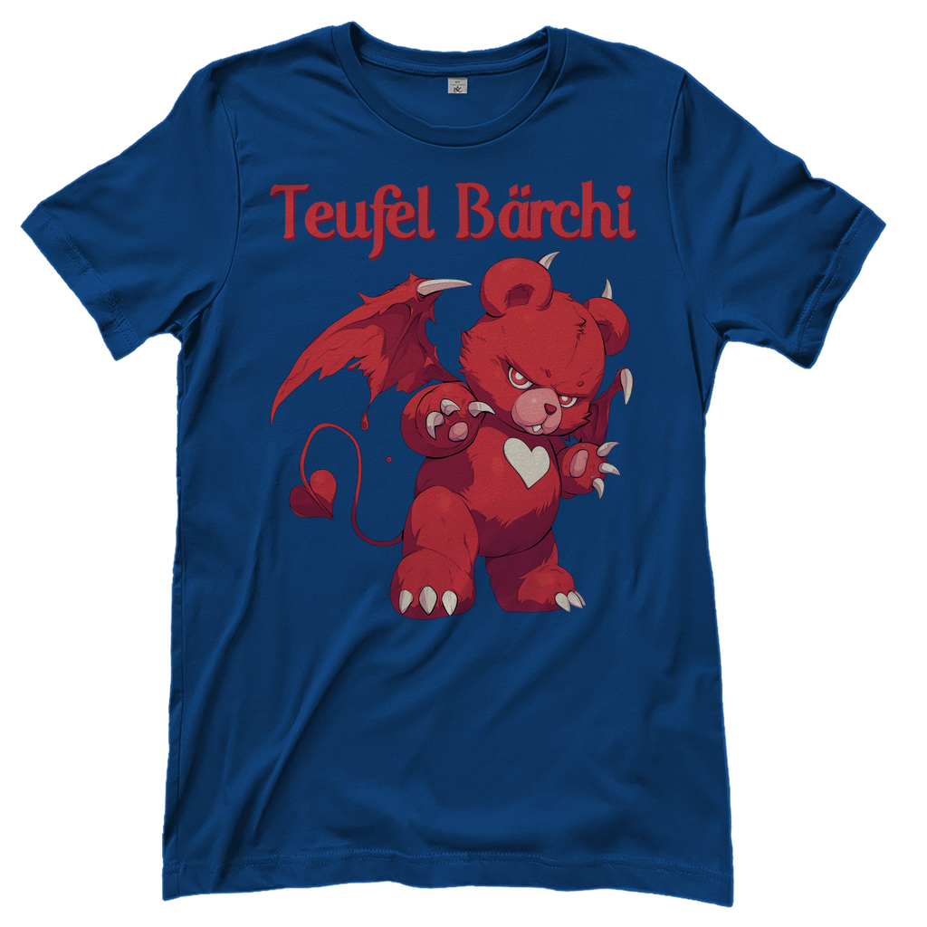 Teufel Bärchi - Glücksbärchi - Damenshirt Royal Blue