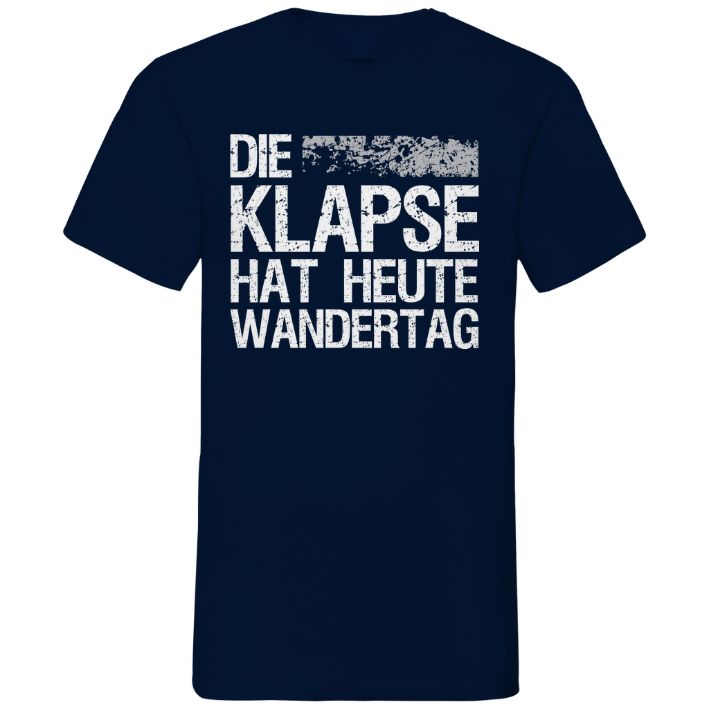 Die Klapse hat heute Wandertag - Herren V-Neck Shirt