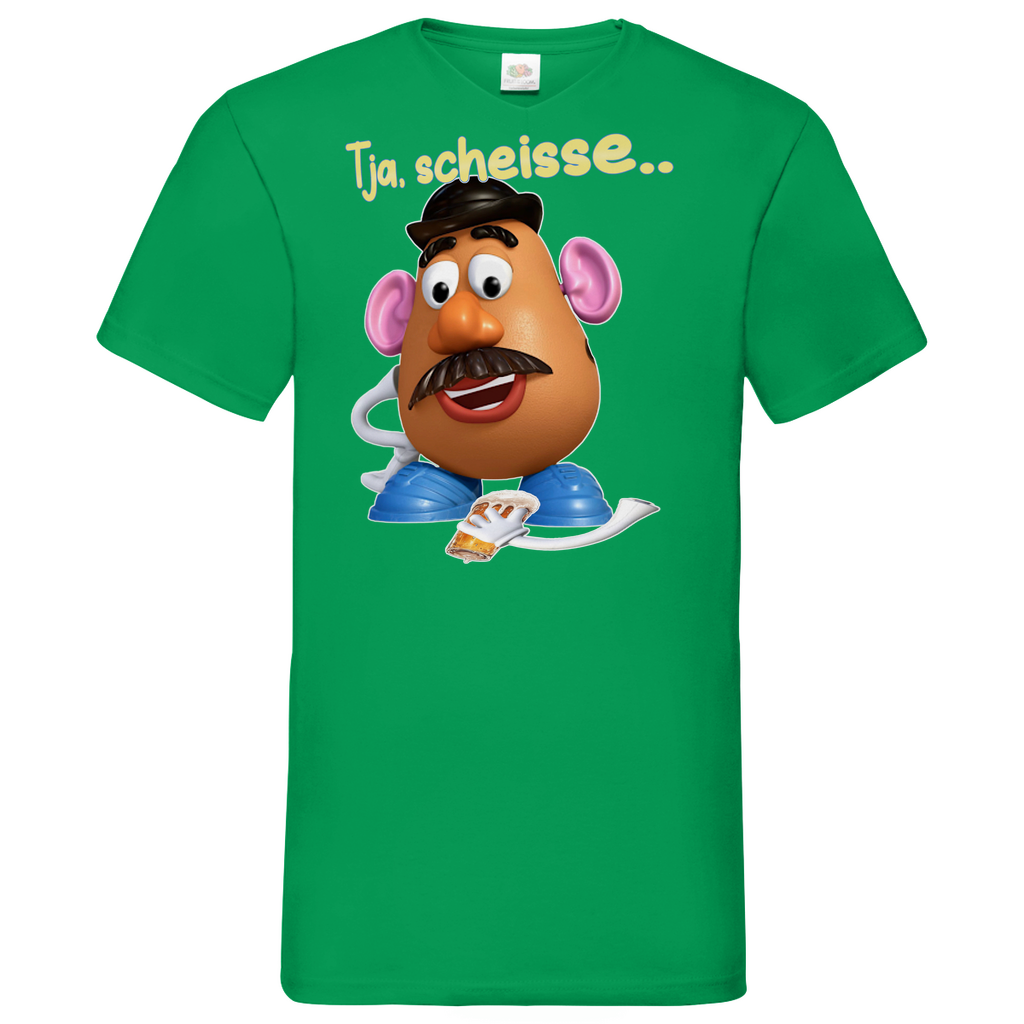 Tja, scheisse - Charlie Naseweis Toy Story - Herren V-Neck Shirt Kelly Green