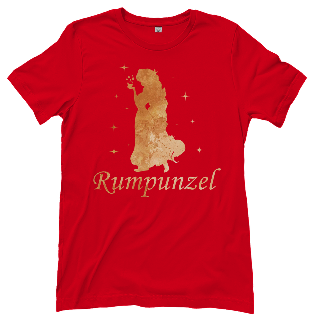 Rumpunzel - Prinzessin Aquarell - Damenshirt Red