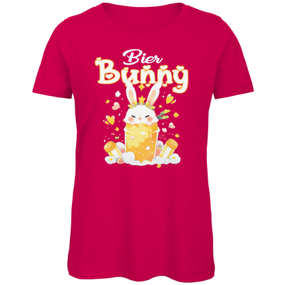 Bier Bunny Hase - Damen Premium Bio T-Shirt