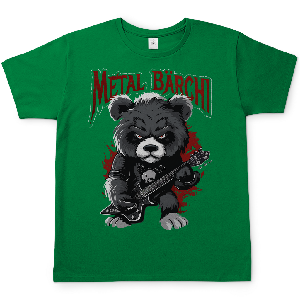 Metal Bärchi - Glücksbärchi - Herren Shirt Kelly Green