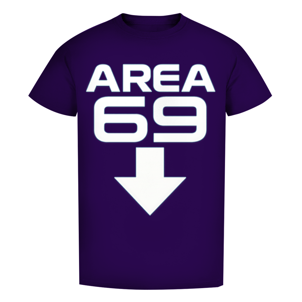 Herren Premium Bio T-Shirt Area 69 Urban Purple