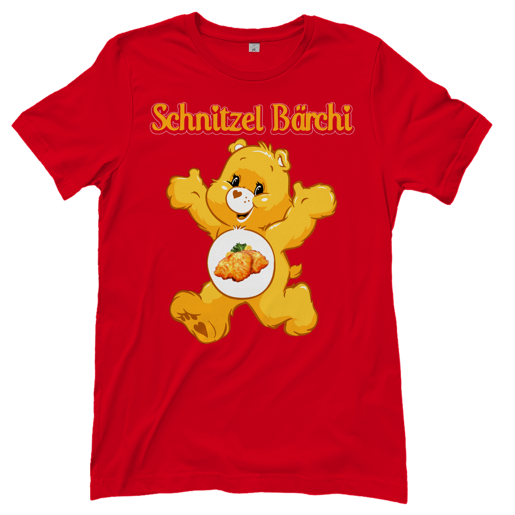 Schnitzel Bärchi - Glücksbärchi - Damenshirt Red