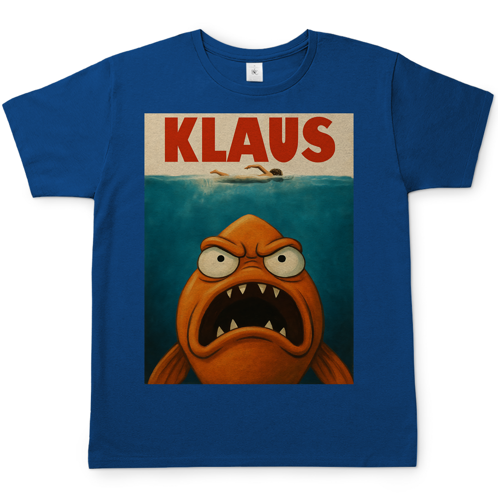 Klaus der Weiße Hai American Dad Mashup - Herren T-Shirt Royal Blue