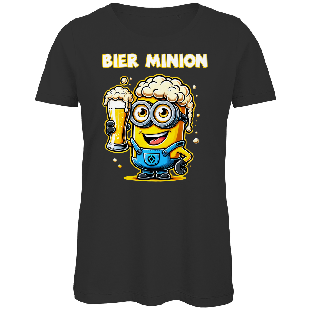 Bier Minion - Damen Premium Bio T-Shirt