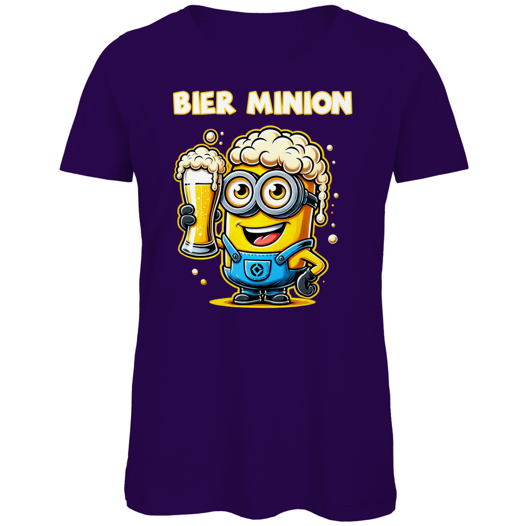 Bier Minion - Damen Premium Bio T-Shirt