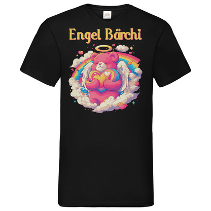 Engel Bärchi - Glücksbärchi - Herren V-Neck Shirt