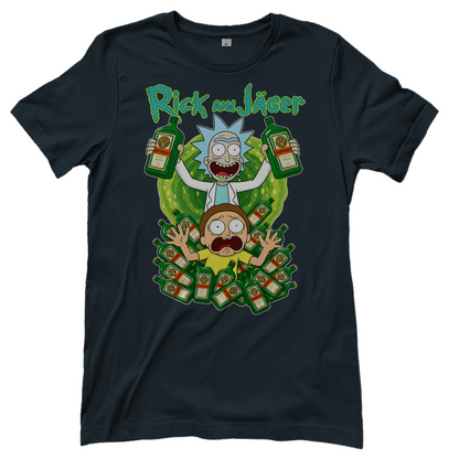Rick and Jäger mit Morty Jägermeister - Damen T-Shirt