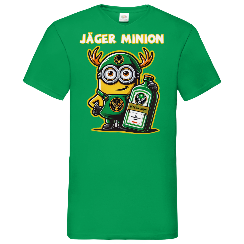 Jäger Minion - Herren V-Neck Shirt