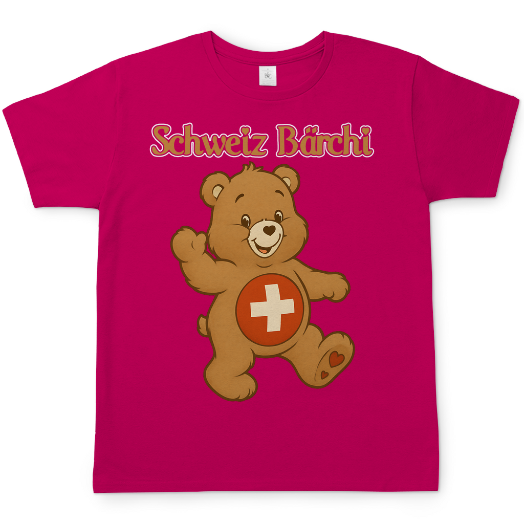 Schweiz Bärchi - Glücksbärchi - Herren T-Shirt Sorbet