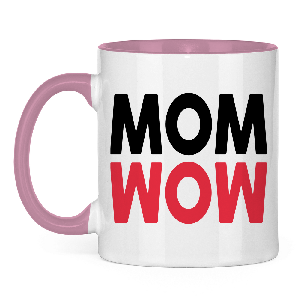 MOM WOW - Tasse zweifarbig