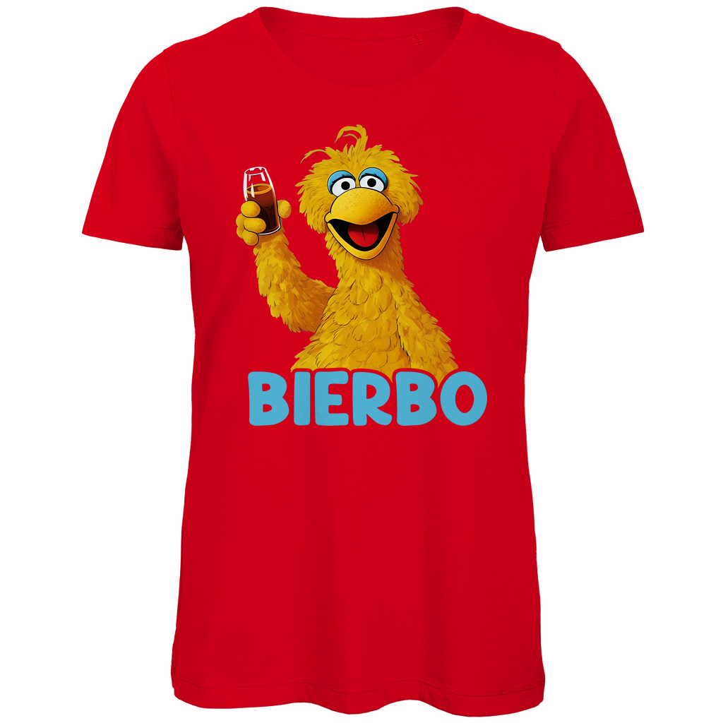 Sesamstraße - Bibo Bierbo - Damen Premium Bio T-Shirt Red