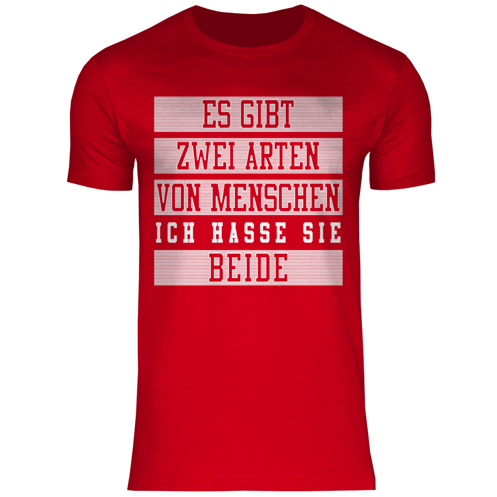 Es gibt zwei Arten von Menschen - Herren Shirt