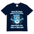 Glücksbärchi Verkleidung Herren Shirt Kindheitsheld Bio Navy