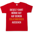 T-Shirt würde gut auf deinem Schlafzimmerboden aussehen - Herren Shirt Red