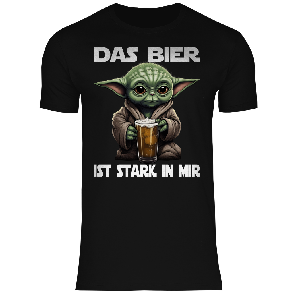Das Bier ist stark in mir - Baby Yoda Grogu - Herren Shirt