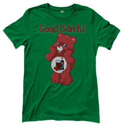 Goaß Bärchi - Glücksbärchi - Damenshirt Kelly Green