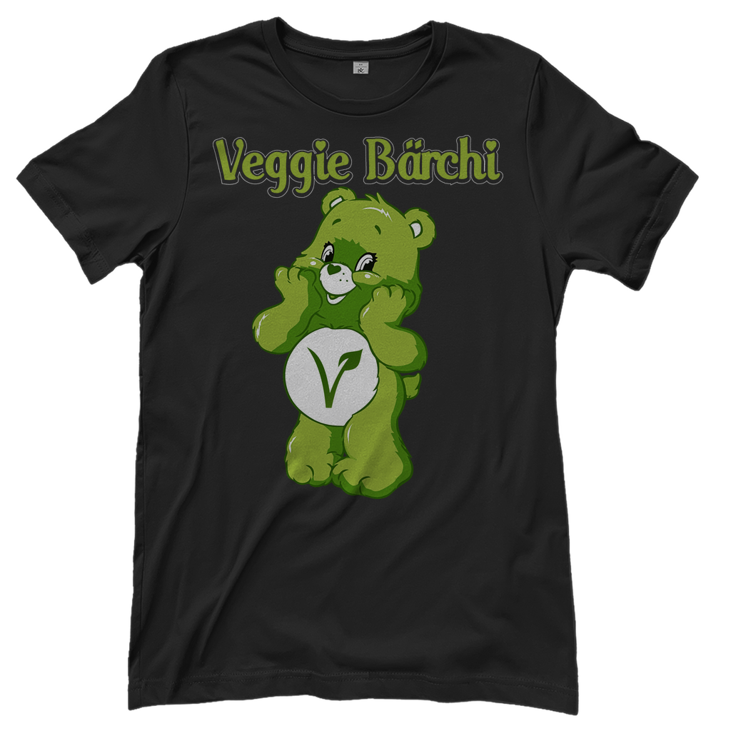 Veggie Bärchi - Glücksbärchi - Damenshirt Black