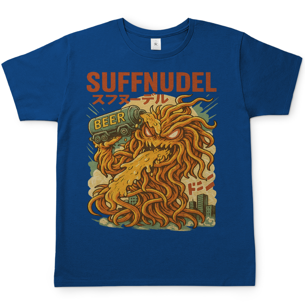 Suffnudel Bier Monster Nudel Kaiju - Herren T-Shirt Royal Blue