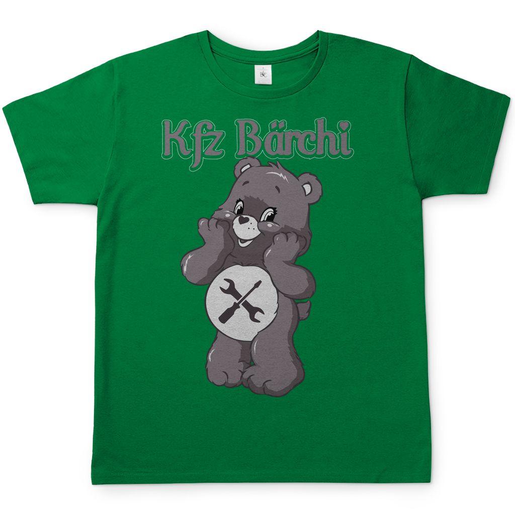 KFZ Bärchi - Glücksbärchi - Herren Shirt Kelly Green