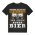 Manchmal hasse ich alles – Bier Funshirt für Männer mit Humor und Durst Black
