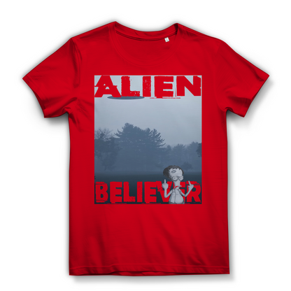 Alien Believer Roger - Damen Premium Bio T-Shirt