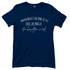 Wahrscheinlich diejenige Partnerlook - Die besoffen wird - Damenshirt Navy