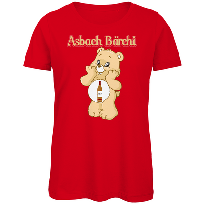 Asbach Bärchi - Glücksbärchi - Damen Premium Bio T-Shirt Red