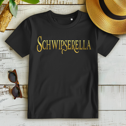 Schwipserella Cinderella Gold Prinzessin - Damen Premium Bio T-Shirt