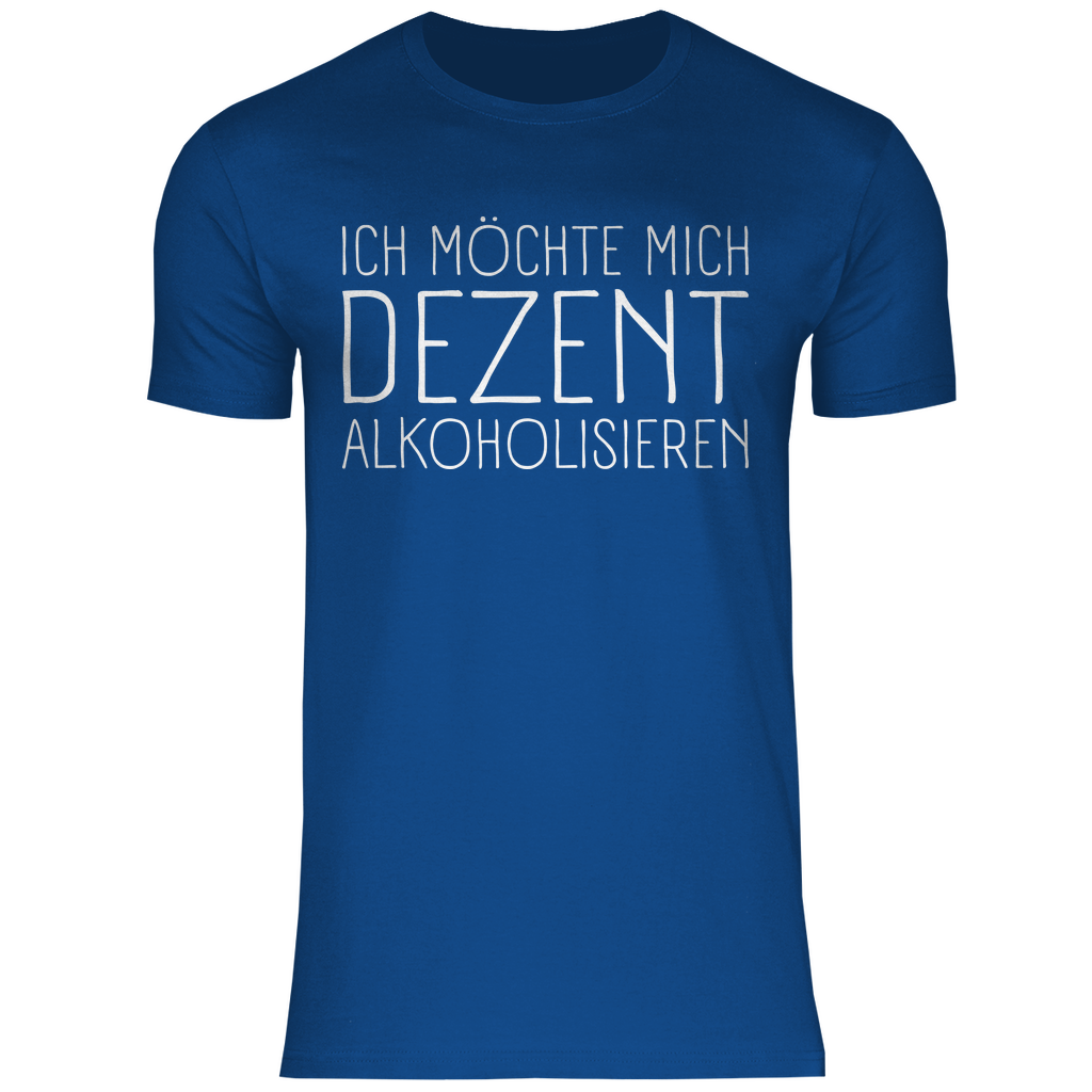 Ich möchte mich dezent alkoholisieren - Herren Shirt Royal Blue
