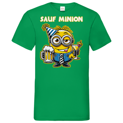 Sauf Minion - Herren V-Neck Shirt