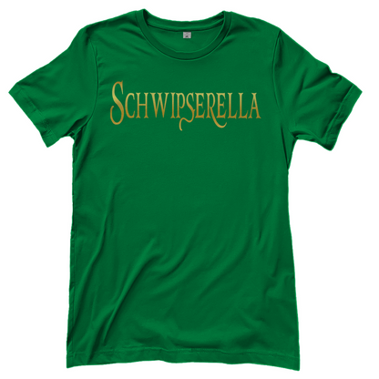 Schwipserella - Prinzessin Gold - Damenshirt Kelly Green