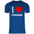 I love Strammsein - Herren Shirt Royal Blue