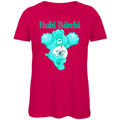 Hubi Bärchi - Glücksbärchi - Damen Premium Bio T-Shirt Fuchsia