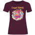 Engel Bärchi - Glücksbärchi - Damenshirt Burgundy