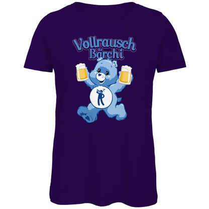 Vollrausch Bärchi - Glücksbärchi - Damen Premium Bio T-Shirt Urban Purple