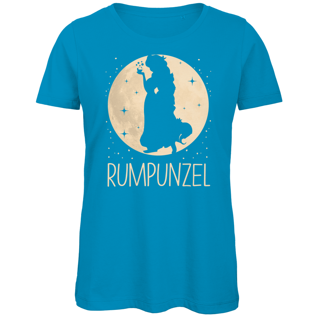 Mond Prinzessin - Rumpunzel - Damen Premium Bio T-Shirt Atoll