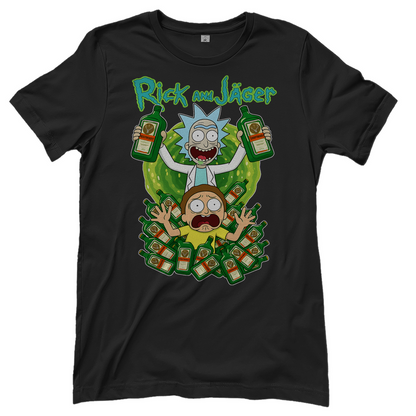 Rick and Jäger mit Morty Jägermeister - Damen T-Shirt