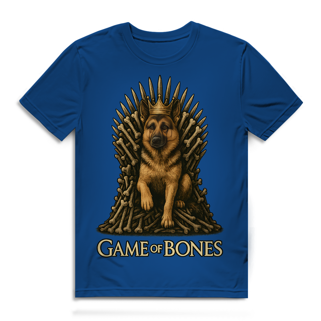 Game of Bones Schäferhund Hunde - Herren Premium Bio T-Shirt Royal Blue