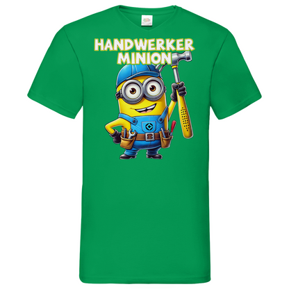 Handwerker Minion - Herren V-Neck Shirt