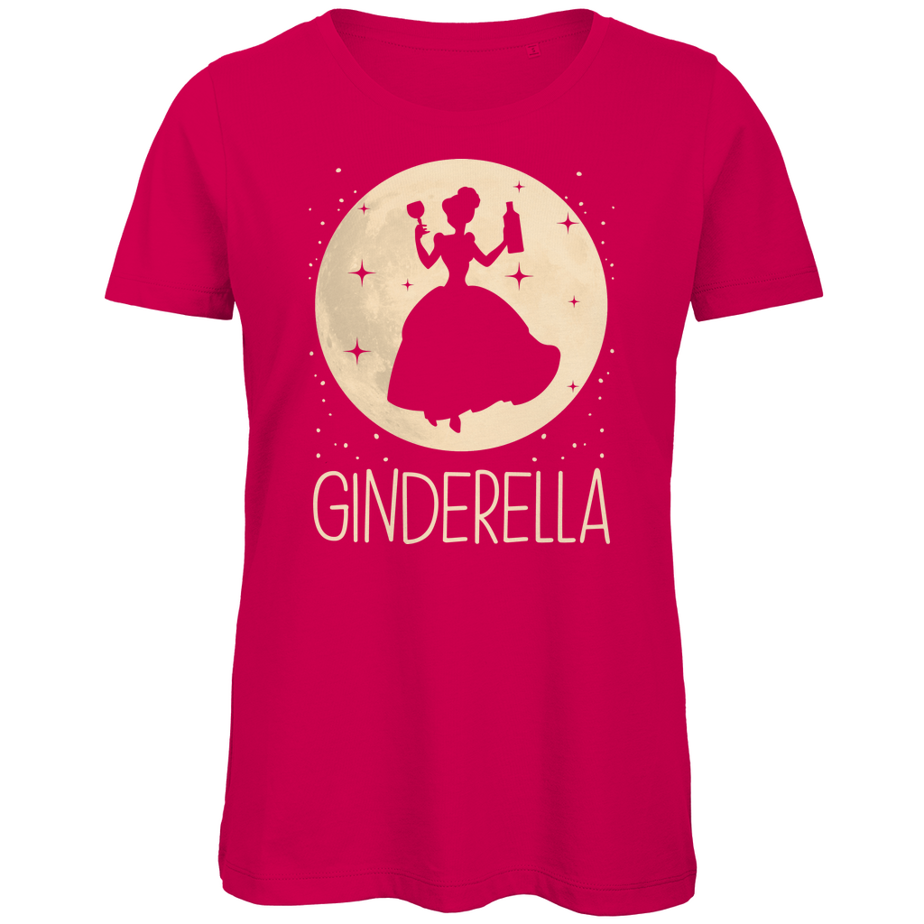 Mond Prinzessin - Ginderella - Damen Premium Bio T-Shirt Fuchsia