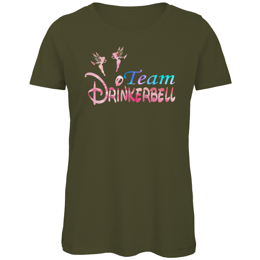 Team Drinkerbell - Damen Premium Bio T-Shirt Khaki