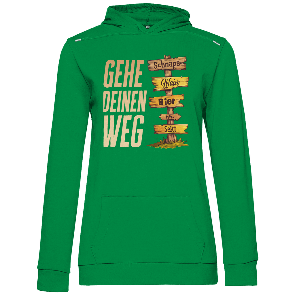 Gehe deinen Weg - Damen Hoodie