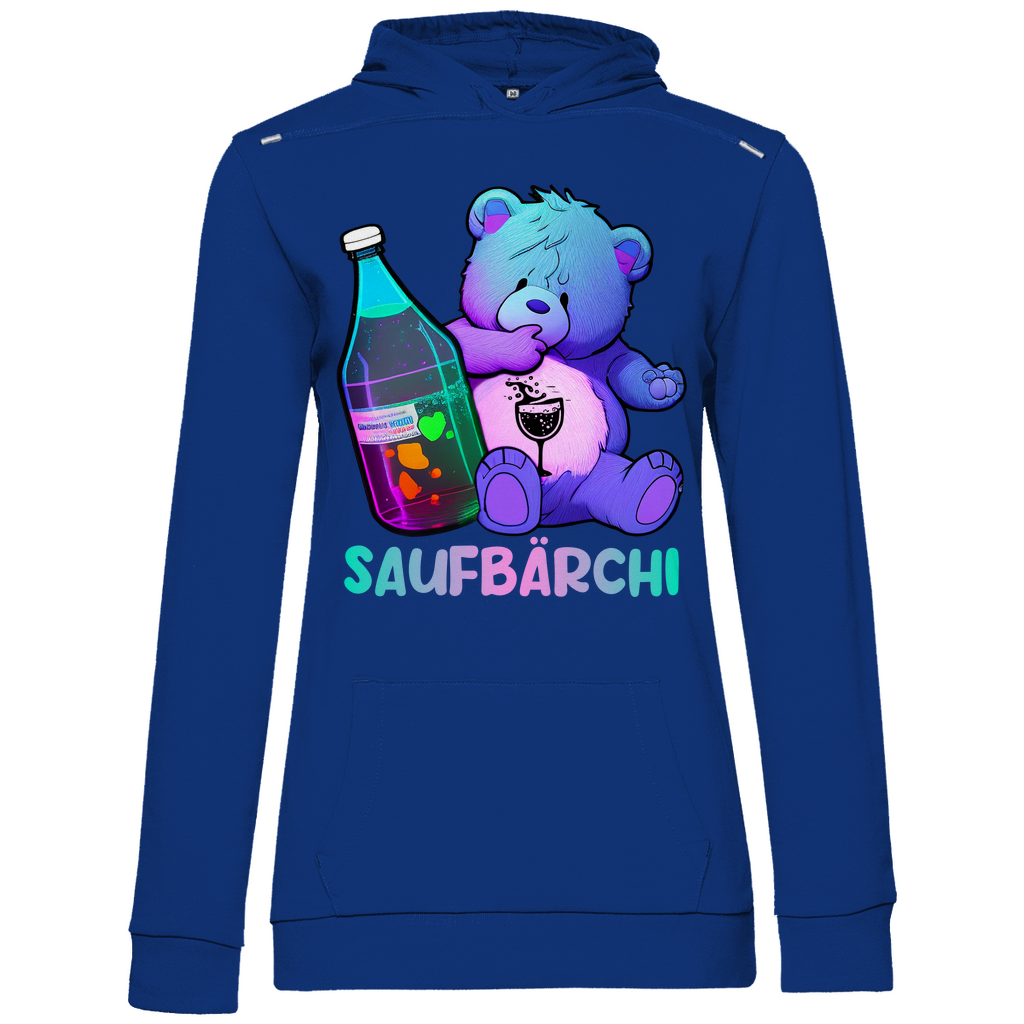 Saufbärchi - Glücksbärchi - Damen Hoodie Royal