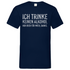 Ich trinke keinen Alkohol nur Bier für mich danke - Herren V-Neck Shirt Navy