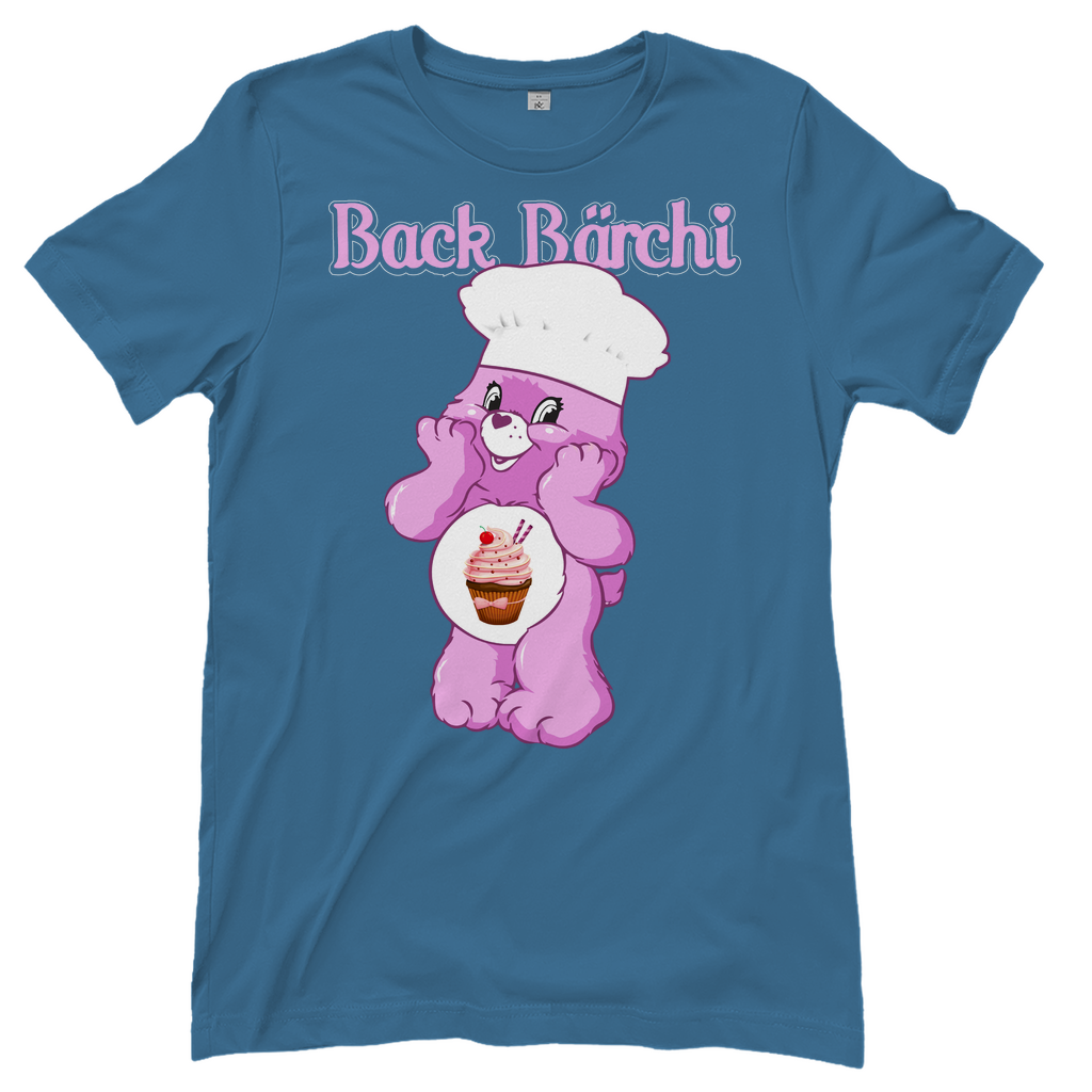 Back Bärchi - Glücksbärchi - Damenshirt Stone Blue